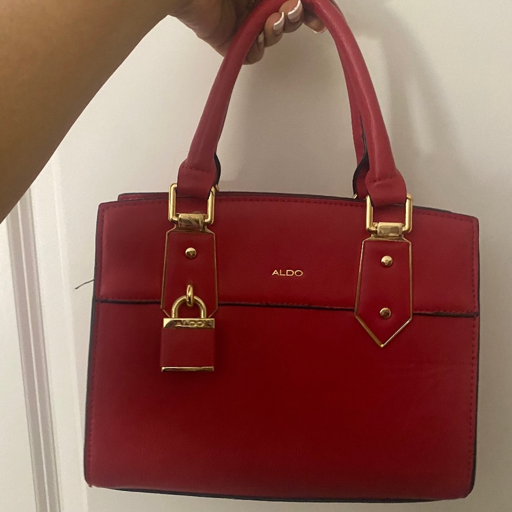 Aldo red handbag